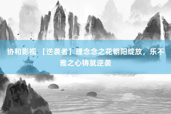 协和影视 【逆袭者】理念念之花朝阳绽放，乐不雅之心铸就逆袭